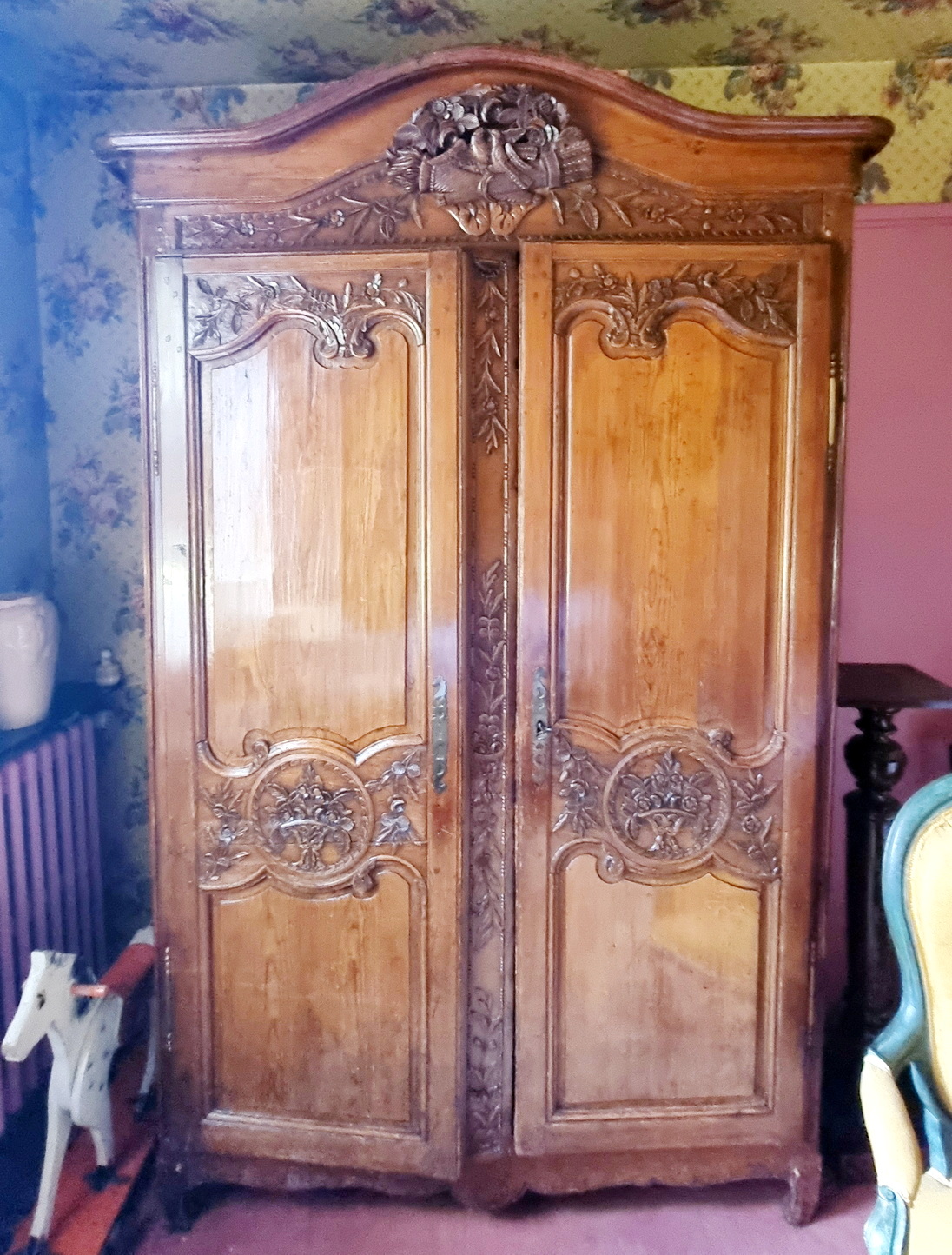 A 19th century French 'Armoire de Mariage'